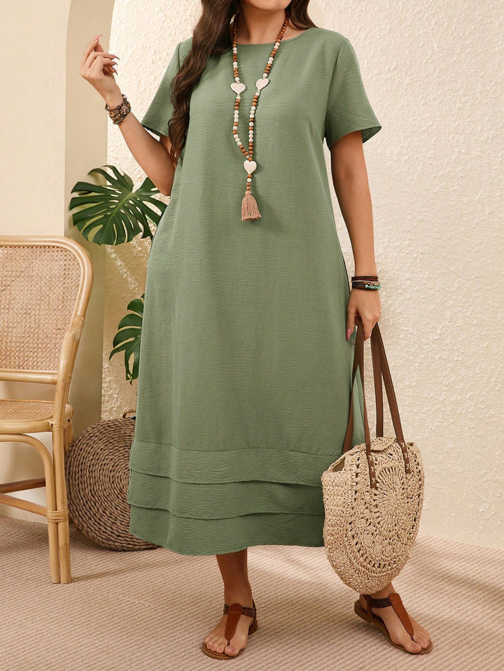 Rochie maxi SHEIN, turcoaz