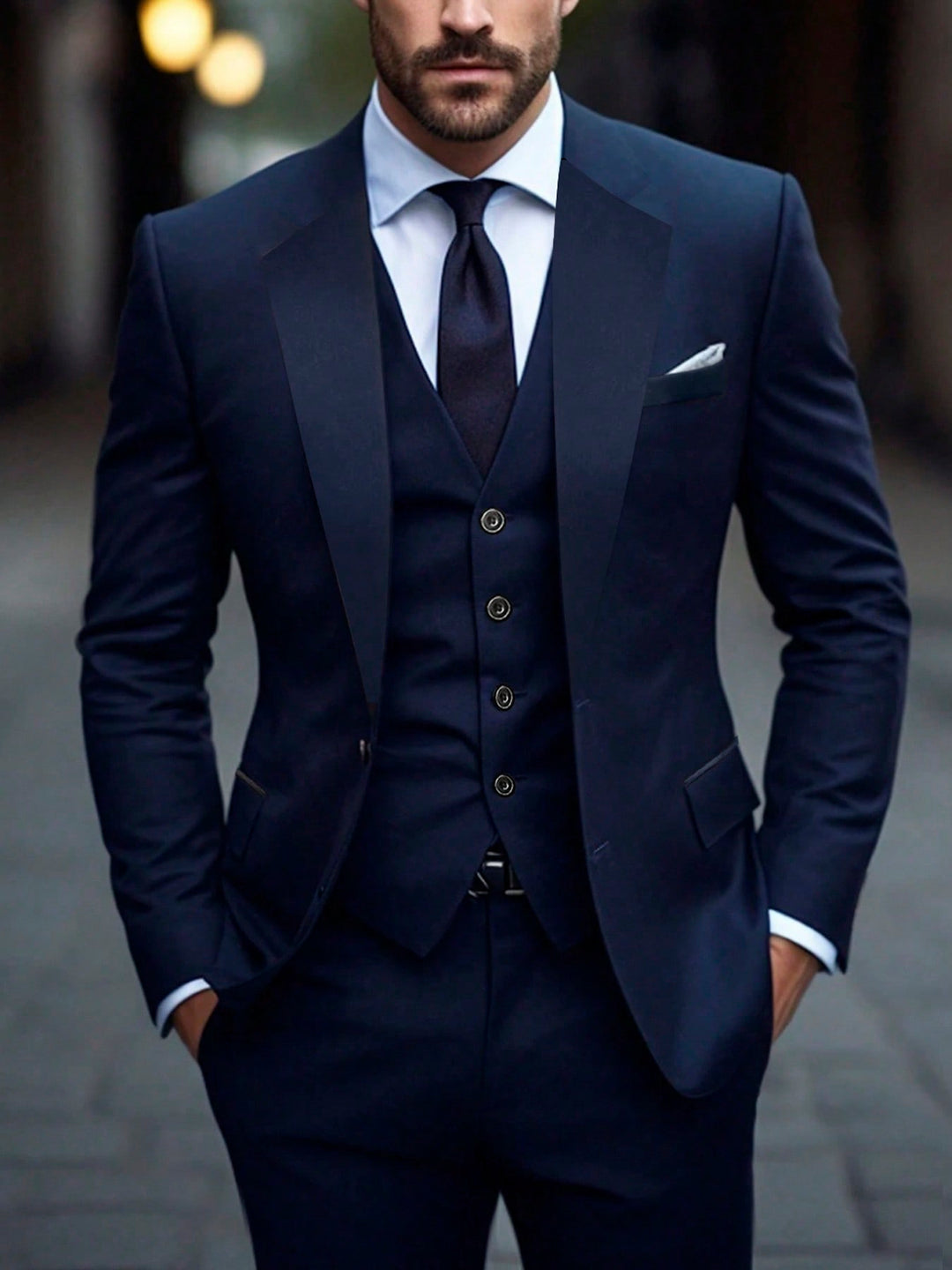 Costum SHEIN, albastru