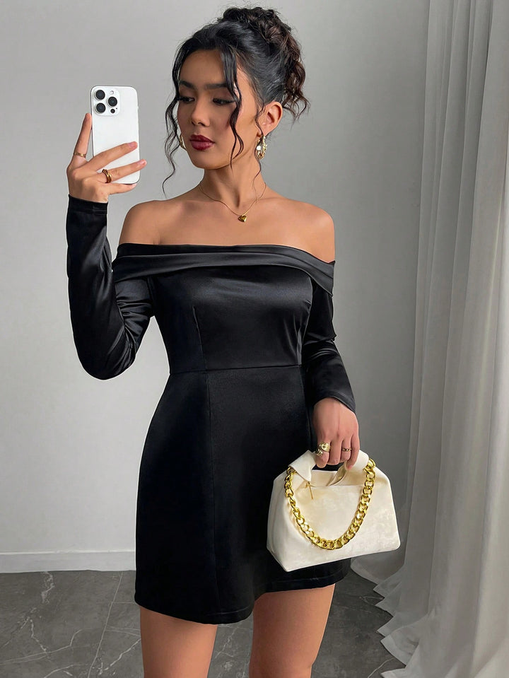 Rochie mini SHEIN, negru