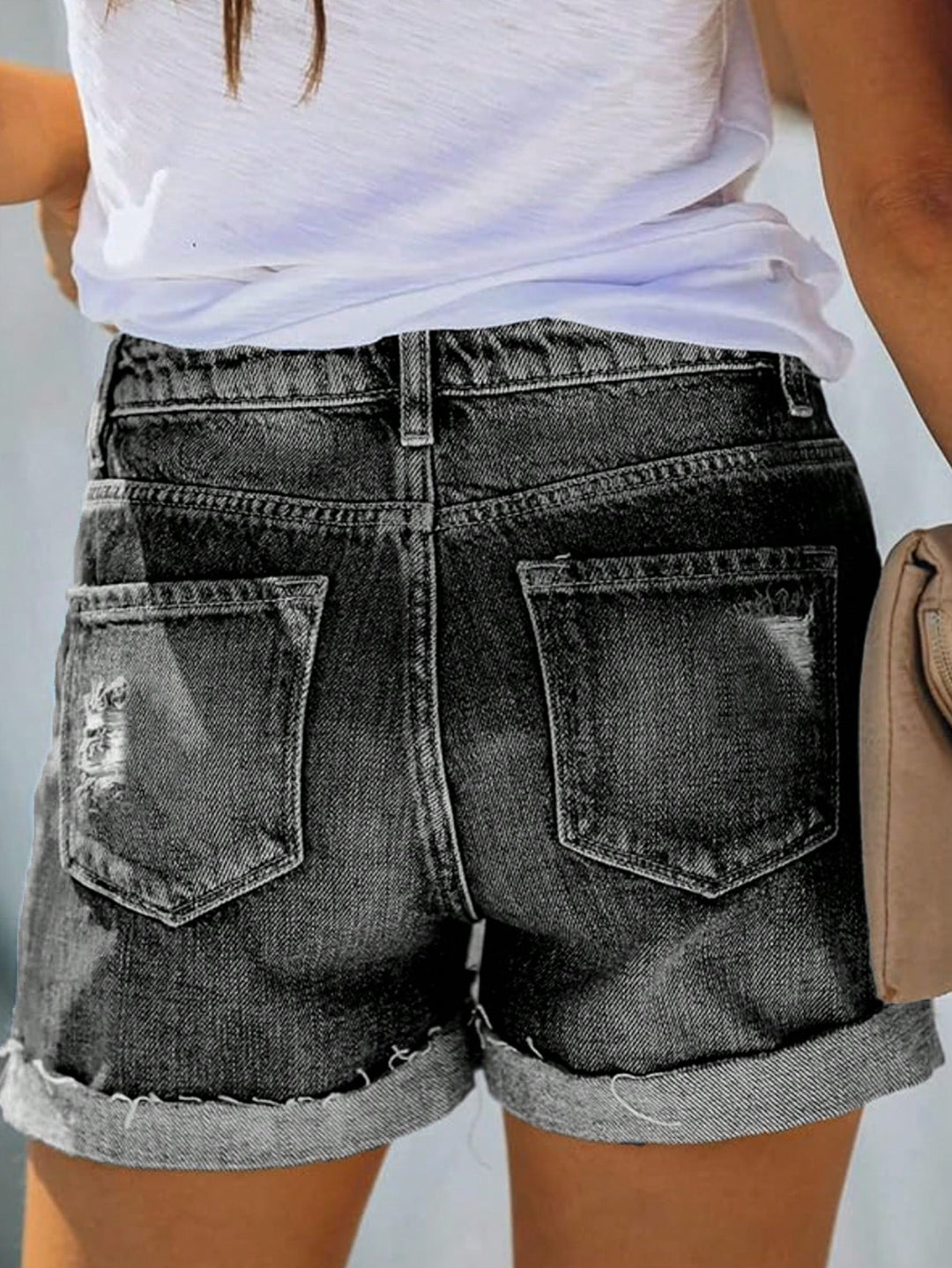 Pantaloni scurți SHEIN, gri