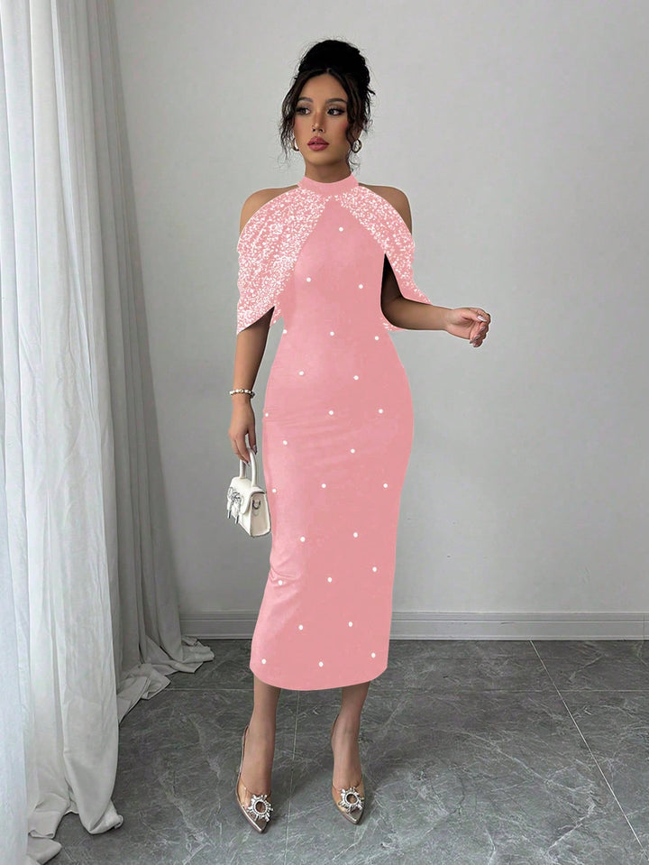 Rochie maxi SHEIN, roz