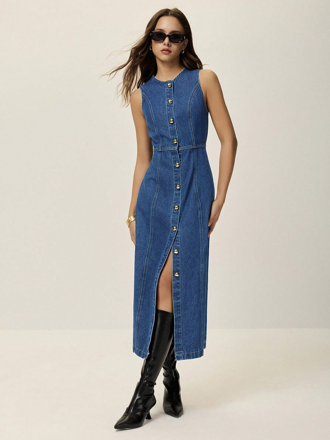Rochie de blugi SHEIN, albastru