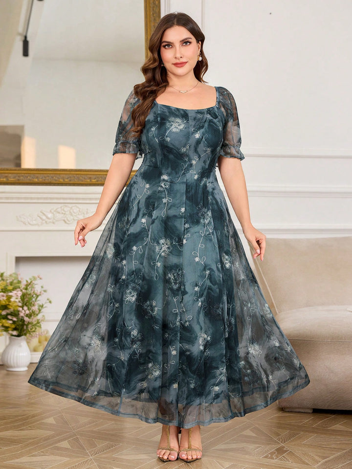 Rochie maxi SHEIN, mix culori