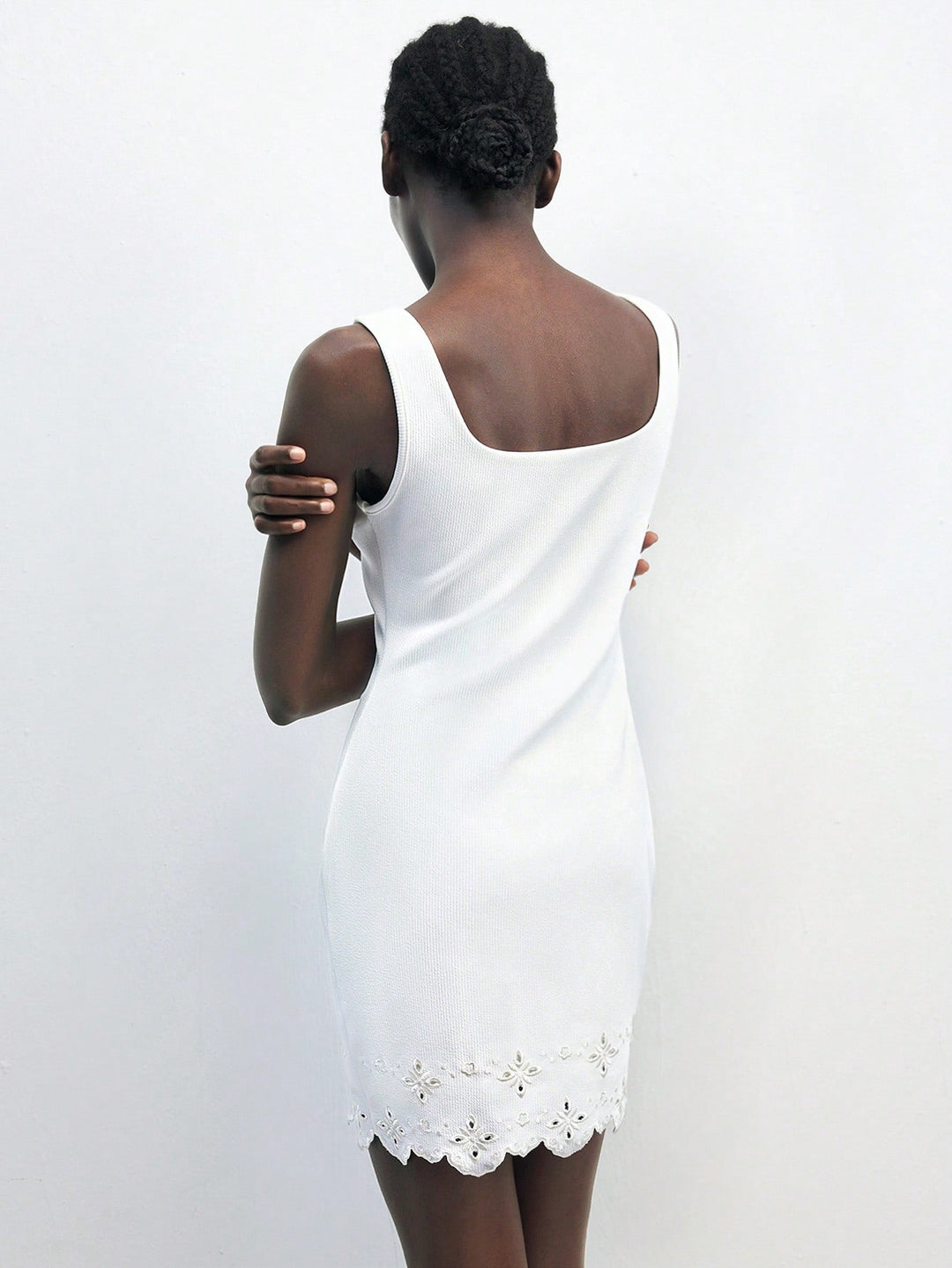 Rochie mini SHEIN, alb