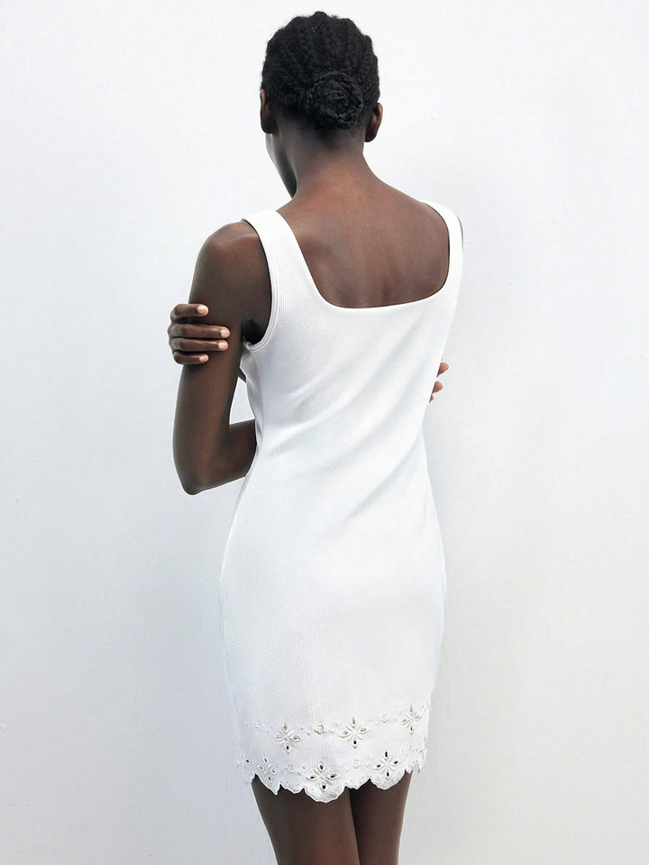 Rochie mini SHEIN, alb