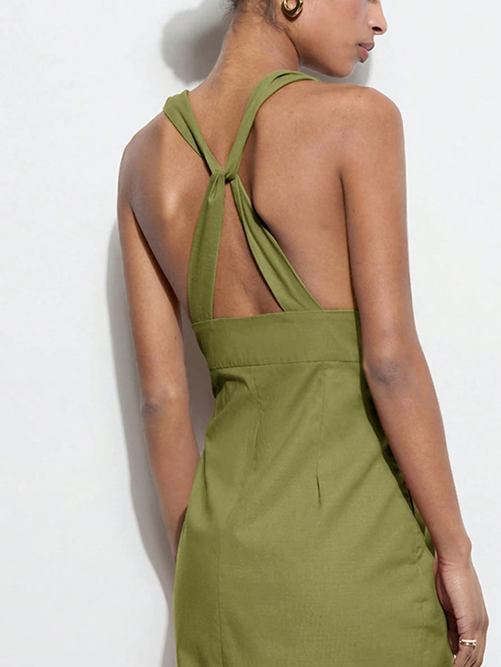 Rochie maxi SHEIN, verde