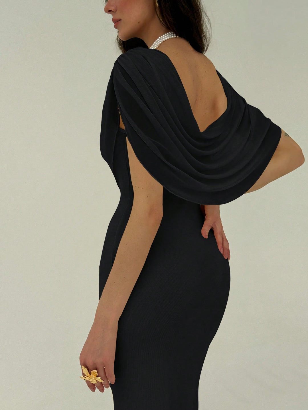 Rochie maxi SHEIN, negru
