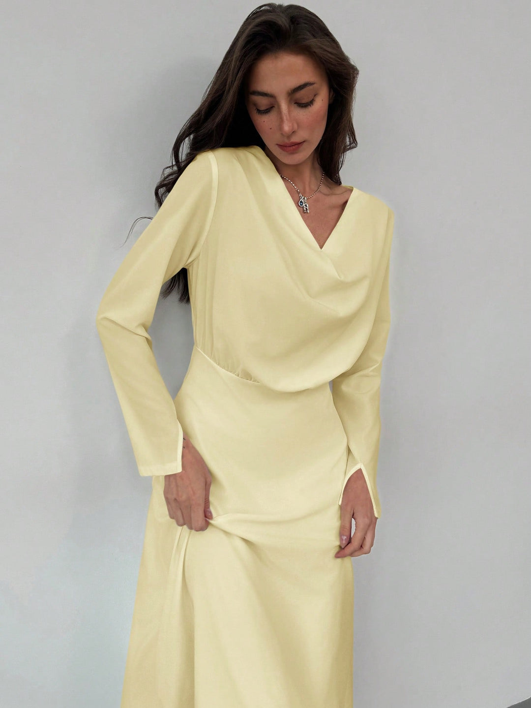 Rochie maxi SHEIN, galben