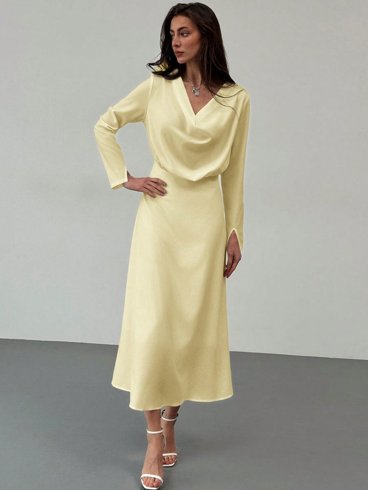 Rochie maxi SHEIN, galben