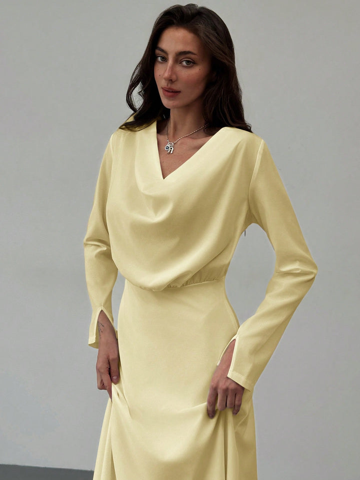 Rochie maxi SHEIN, galben