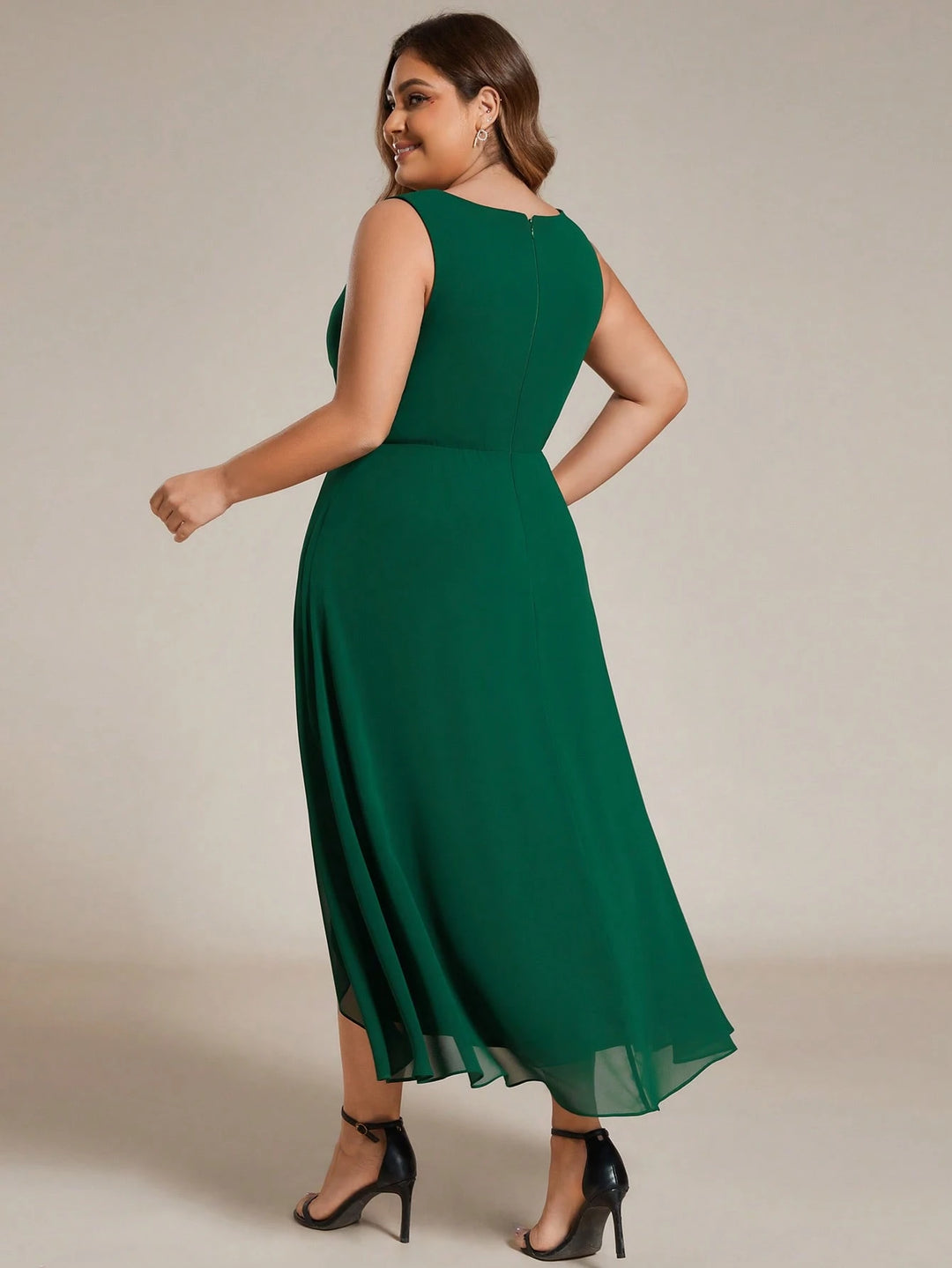Rochie midi SHEIN, verde