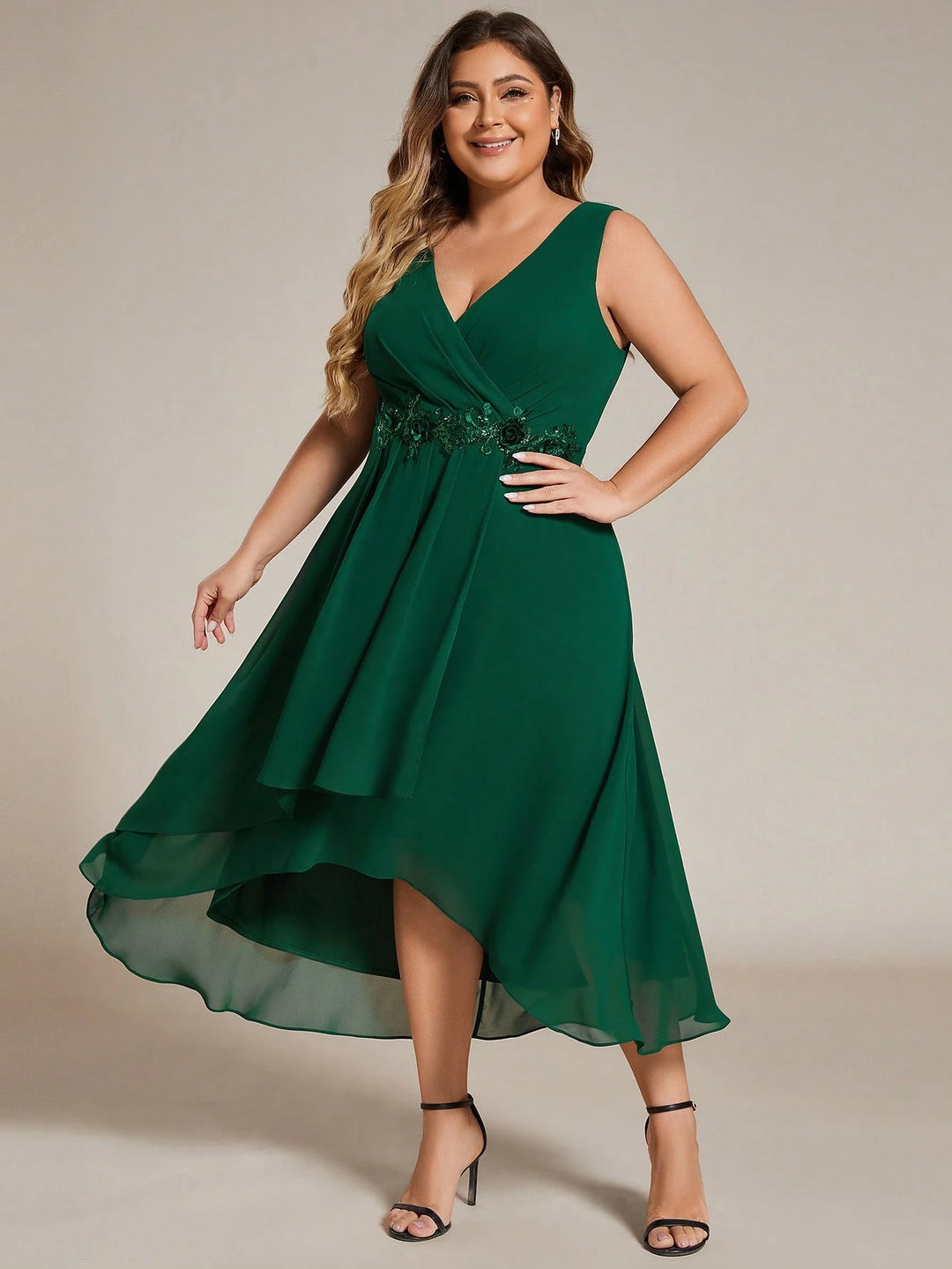 Rochie midi SHEIN, verde