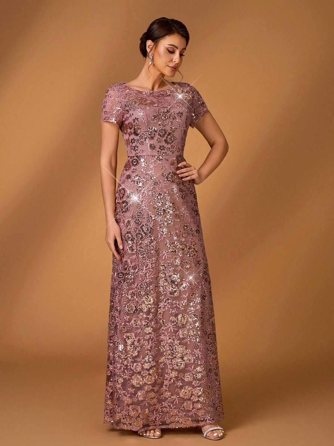 Rochie de ocazie SHEIN, roz