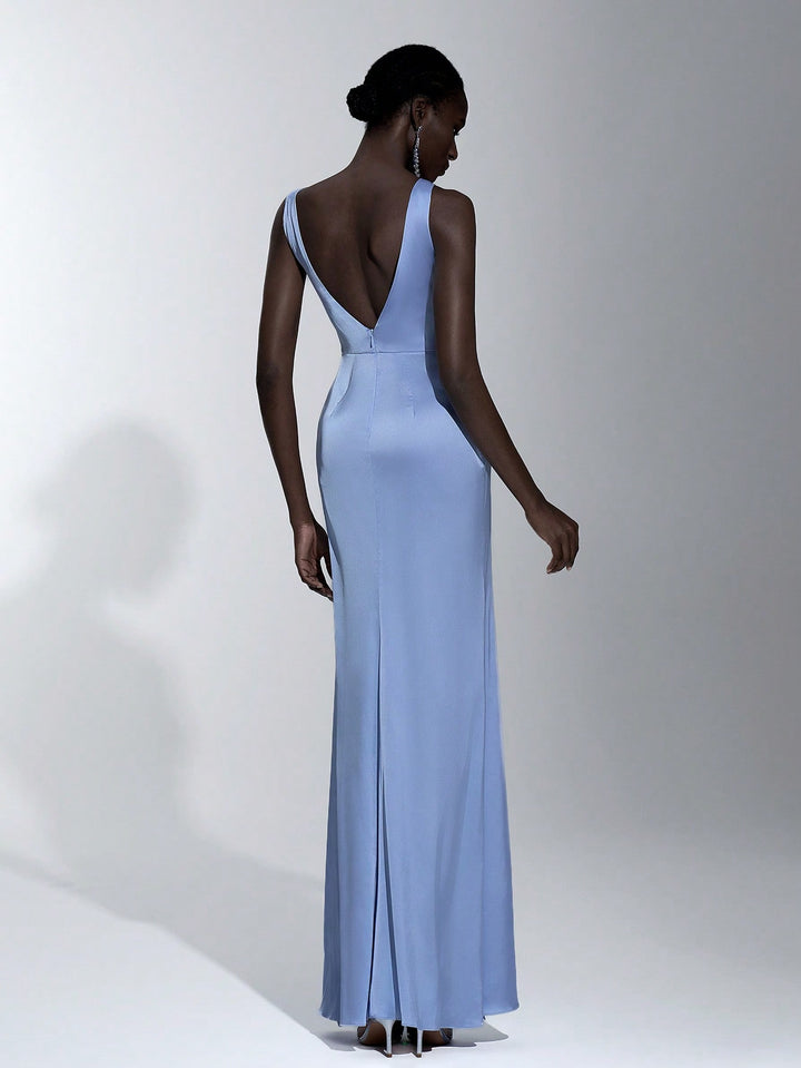 Rochie midi SHEIN, albastru