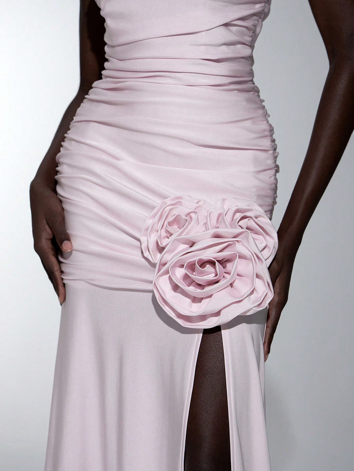 Rochie maxi SHEIN, roz