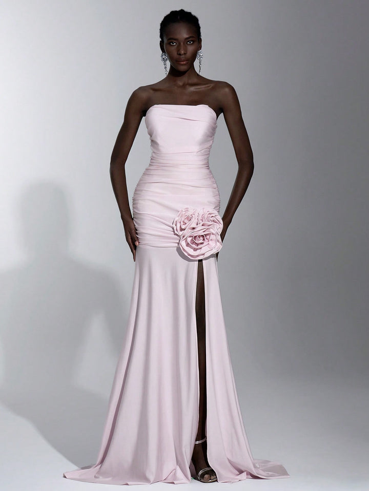 Rochie maxi SHEIN, roz