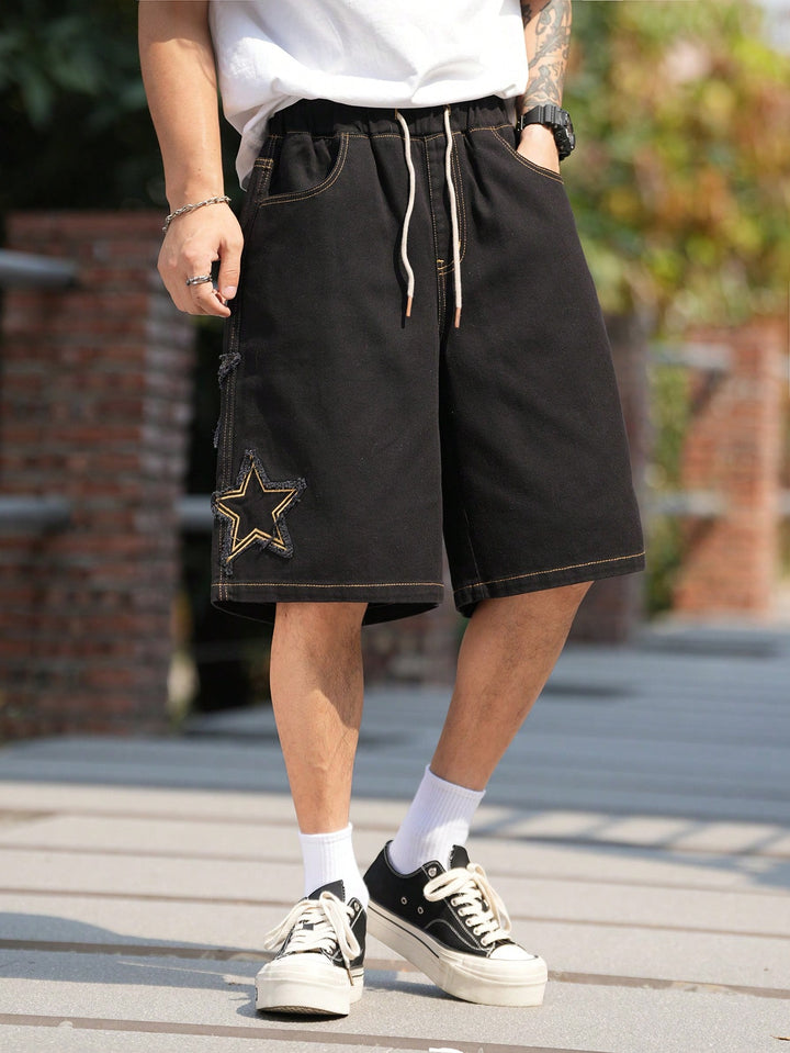 Pantaloni scurți SHEIN, negru