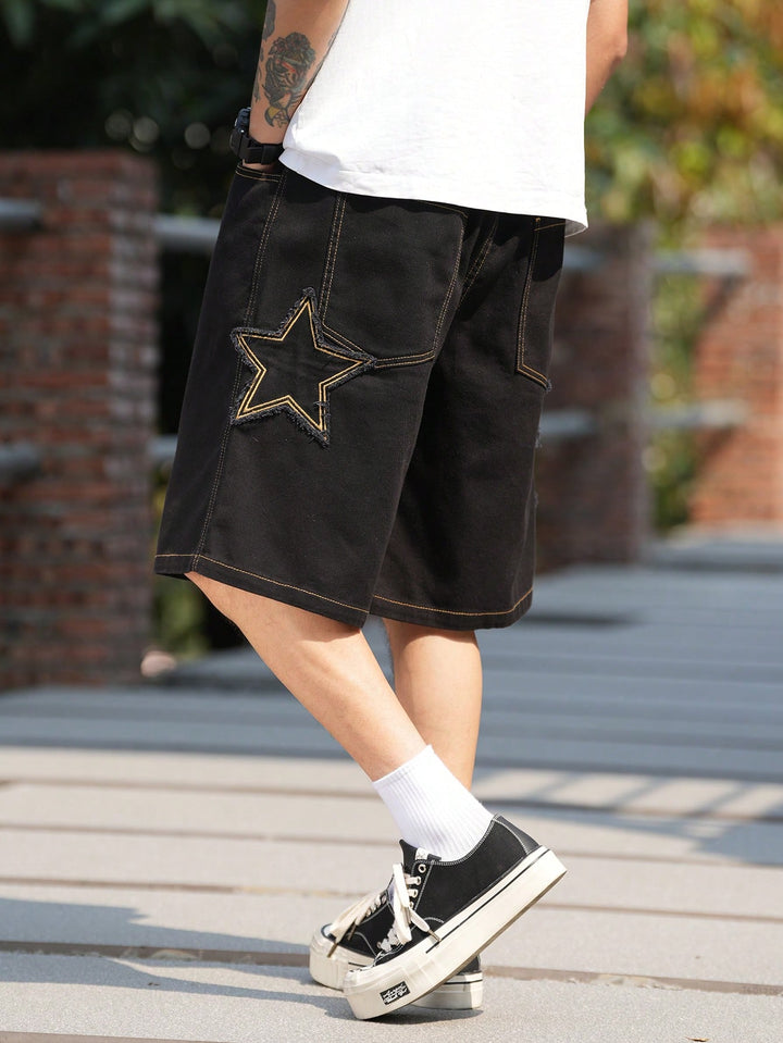 Pantaloni scurți SHEIN, negru