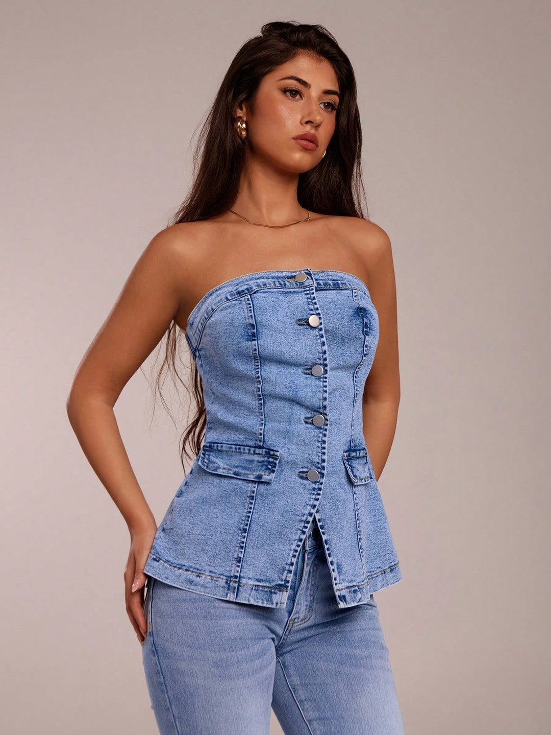 Top SHEIN, albastru