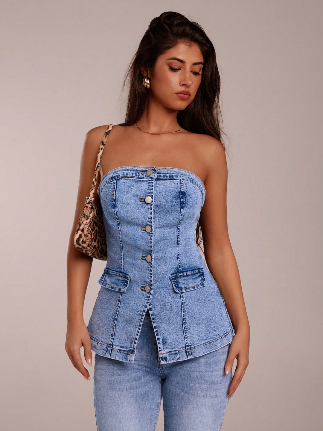 Top SHEIN, albastru