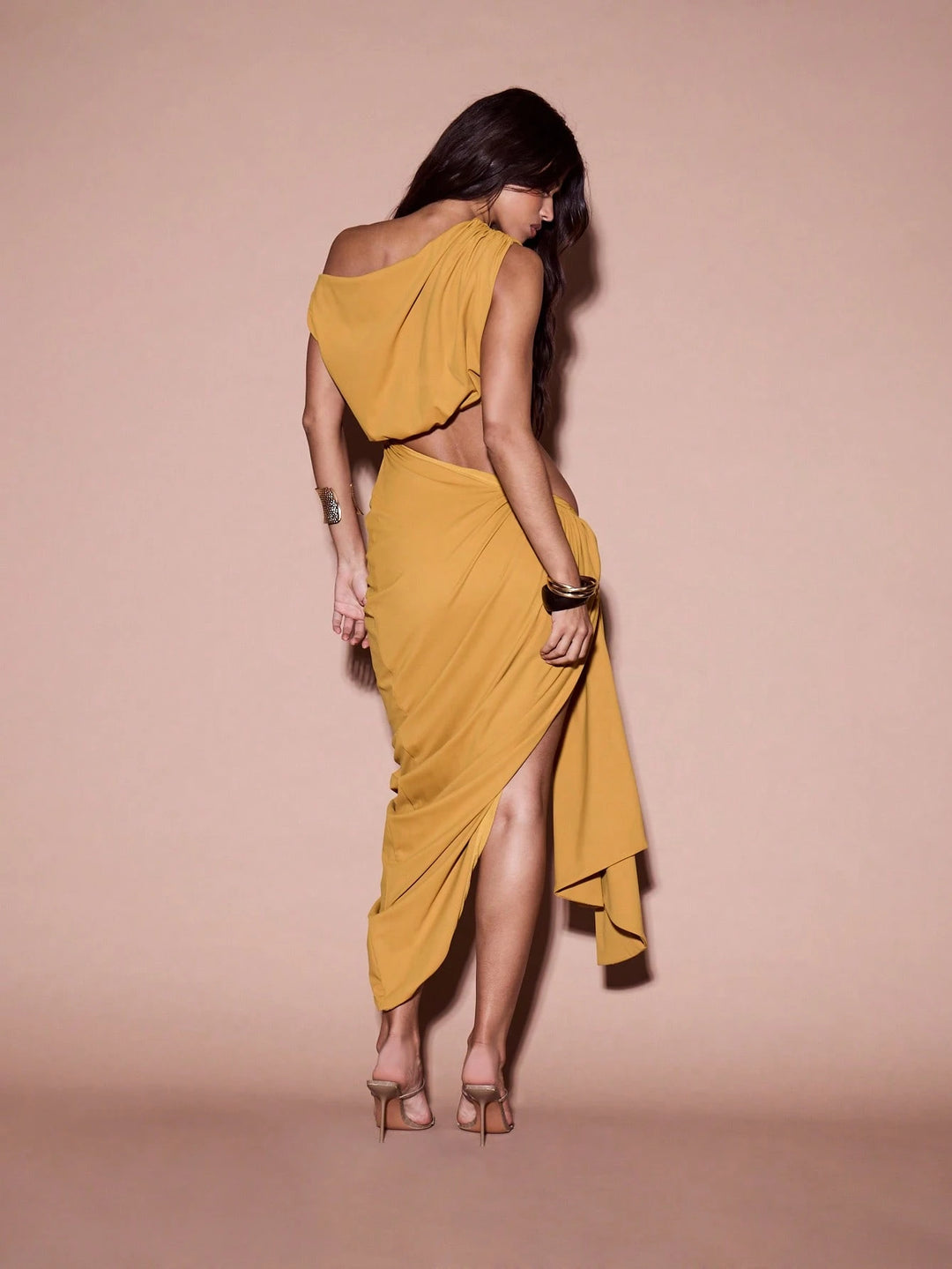 Rochie midi SHEIN, galben