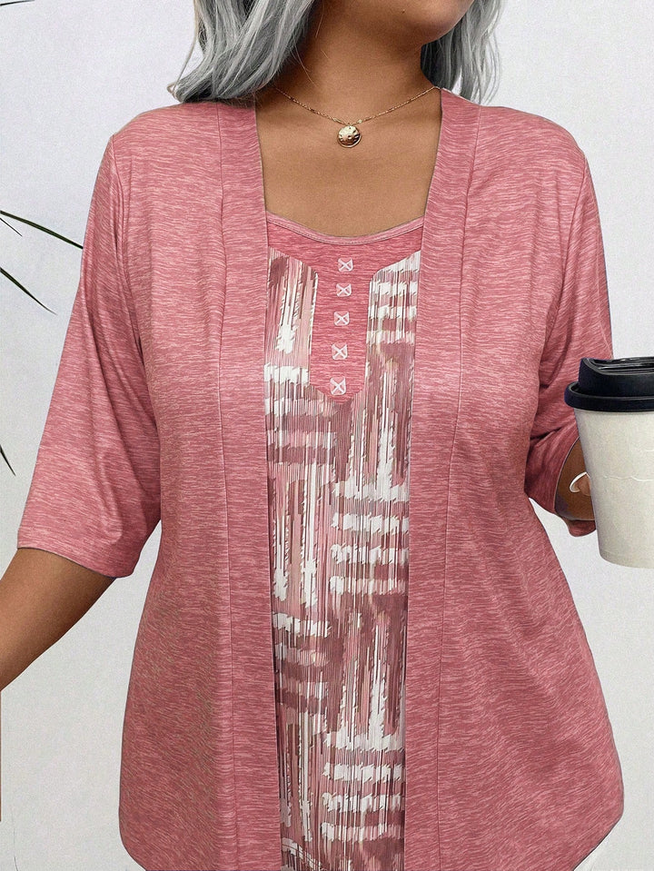 Tricou SHEIN, roz