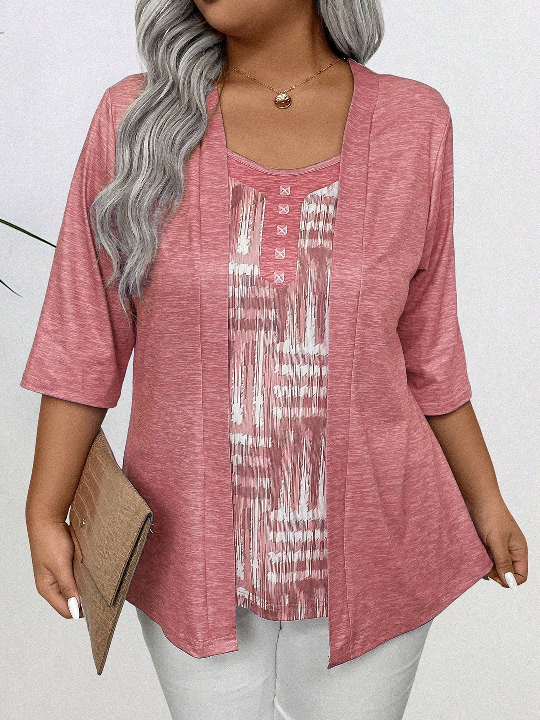 Tricou SHEIN, roz