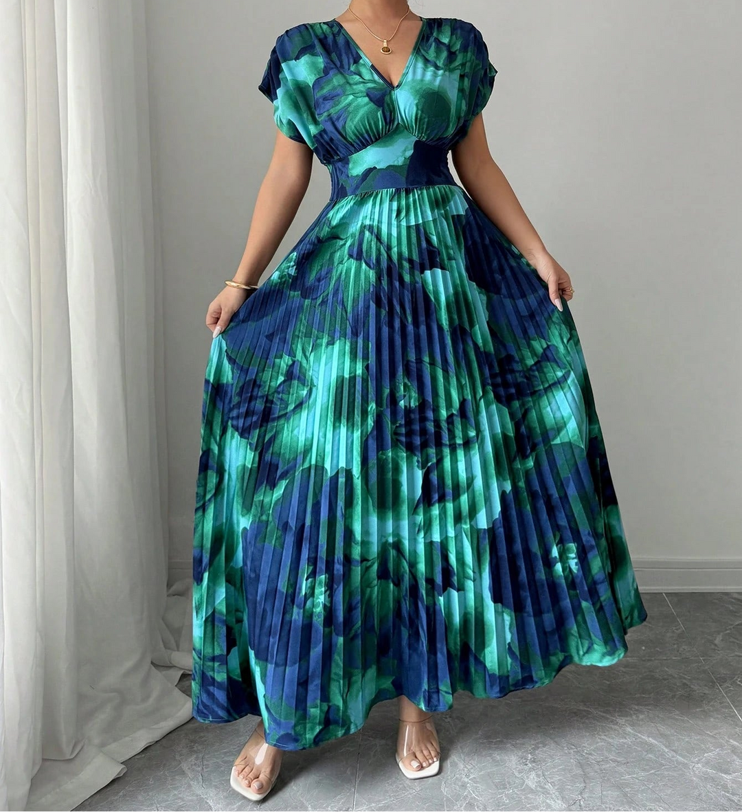 Rochie maxi SHEIN, mix culori