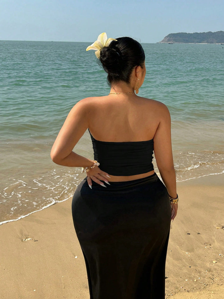 Top SHEIN, negru