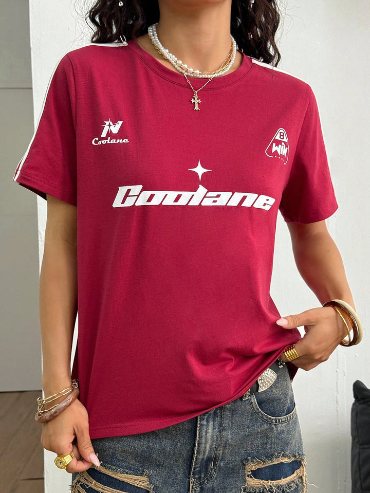 Tricou SHEIN, vișiniu
