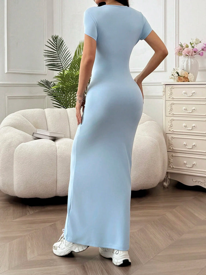 Rochie maxi SHEIN, albastru
