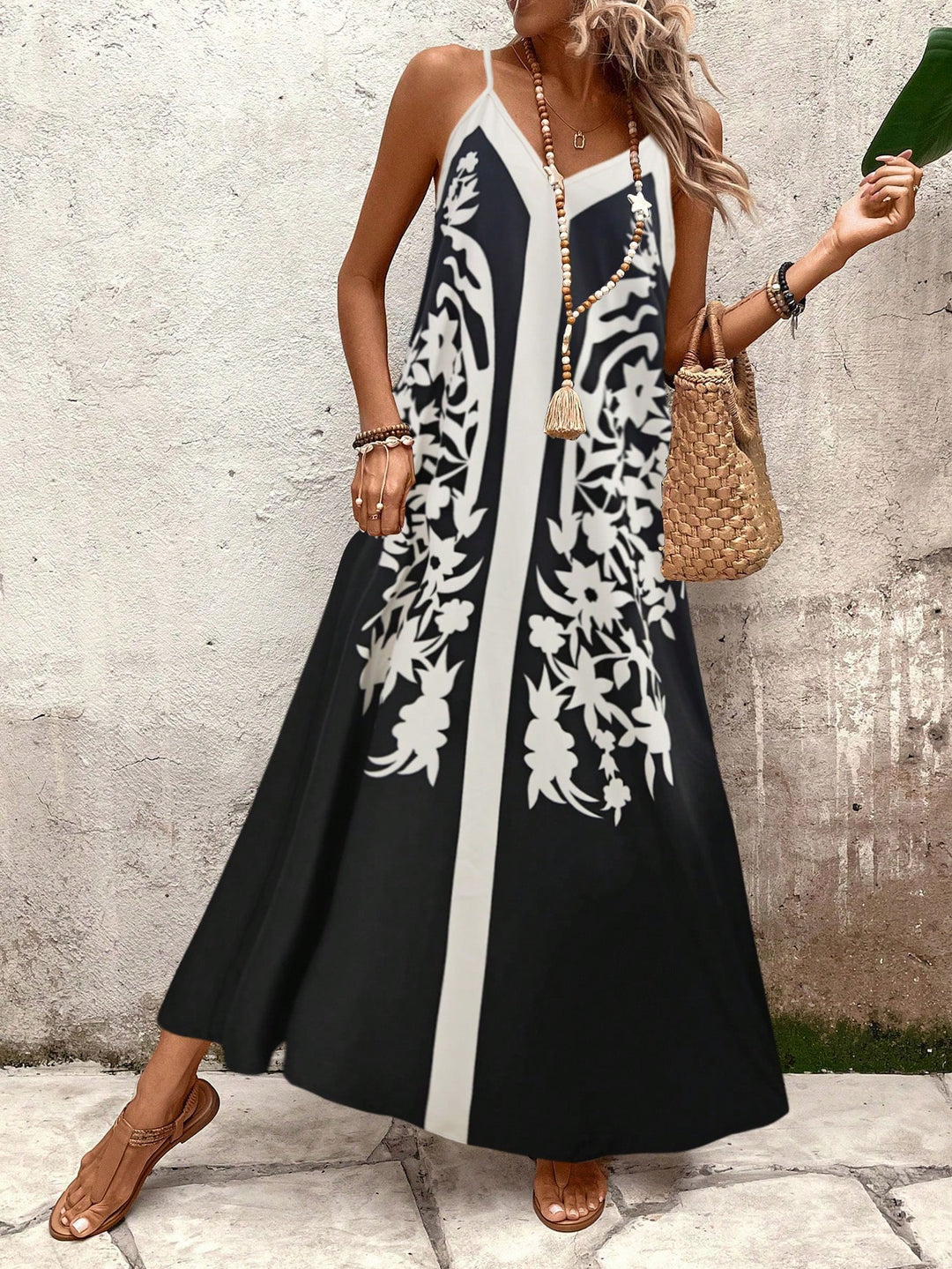 Rochie maxi SHEIN, negru