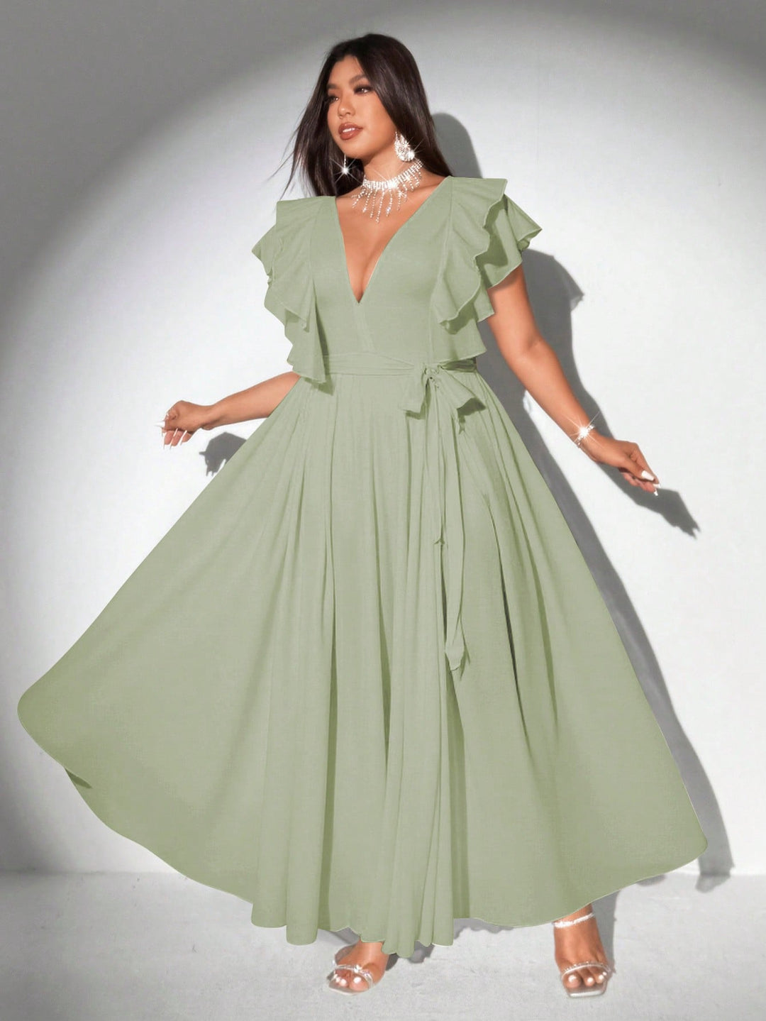 Rochie SHEIN, verde