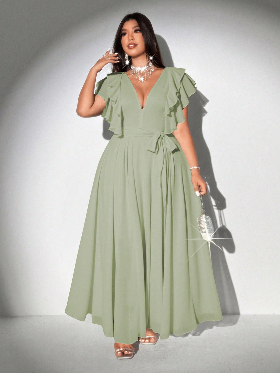 Rochie SHEIN, verde