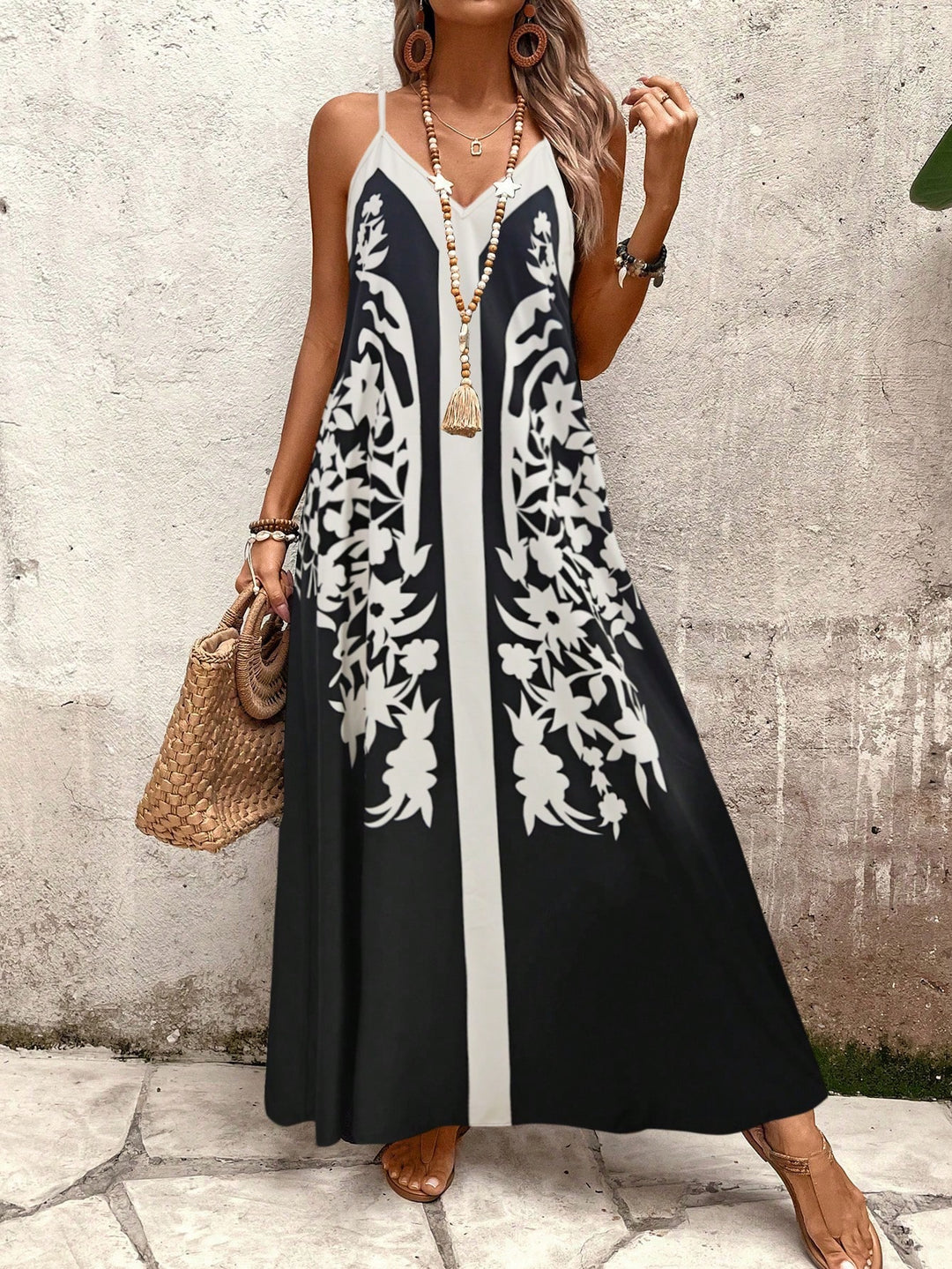 Rochie maxi SHEIN, negru