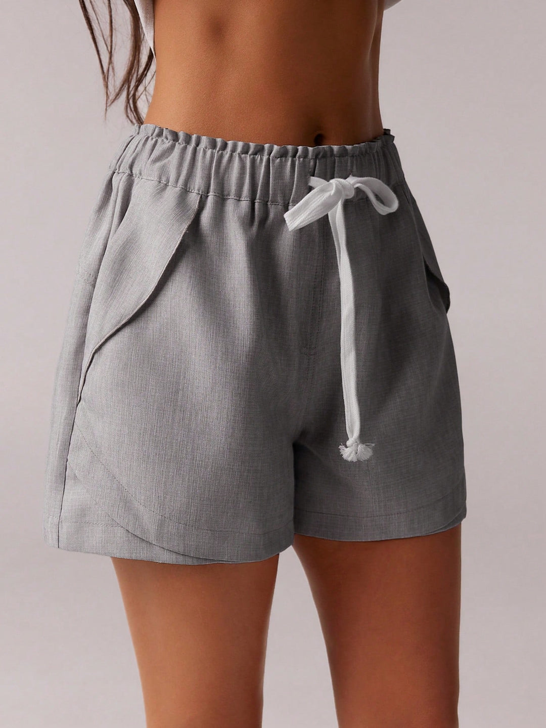 Pantaloni scurți SHEIN, vișiniu