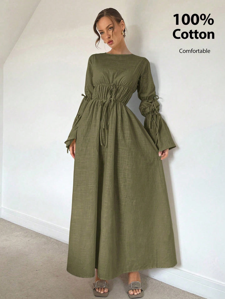 Rochie lungă SHEIN, verde
