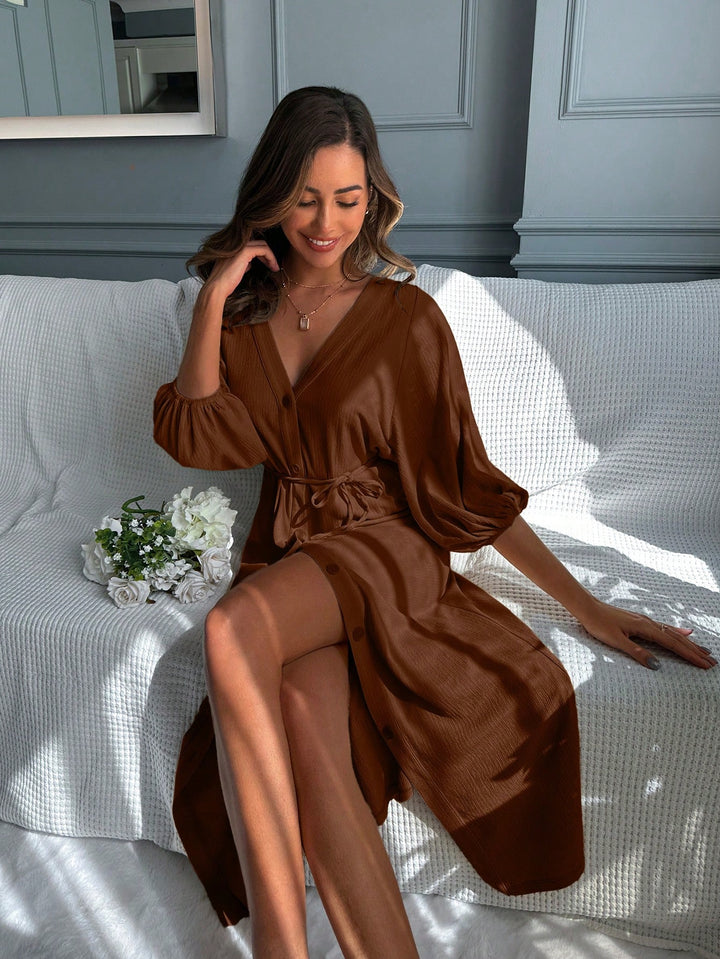 Rochie maxi SHEIN, maro