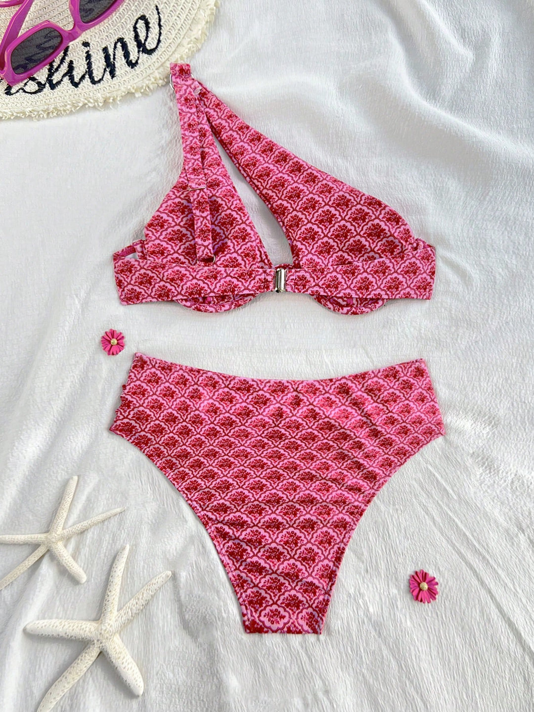 Costum de baie SHEIN, roz