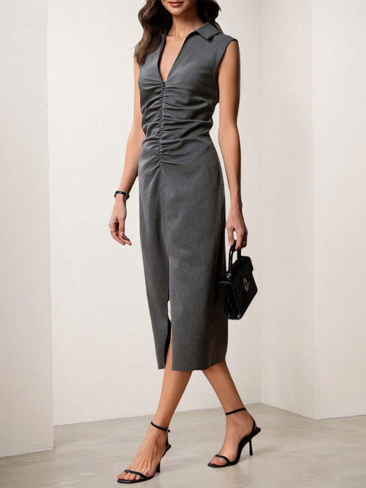Rochie midi SHEIN, gri