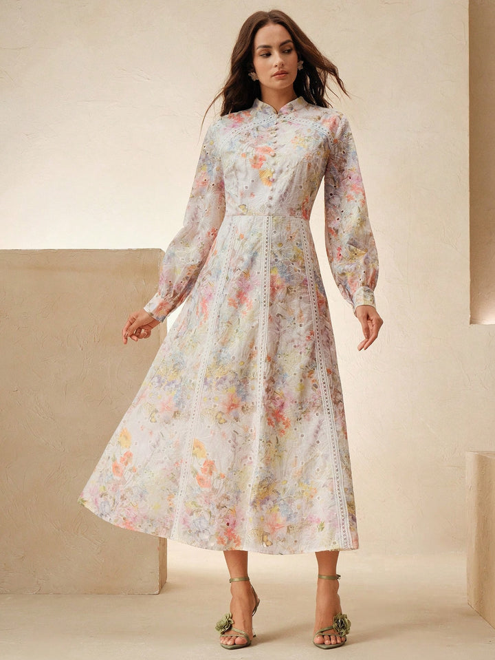 Rochie maxi SHEIN, mix culori