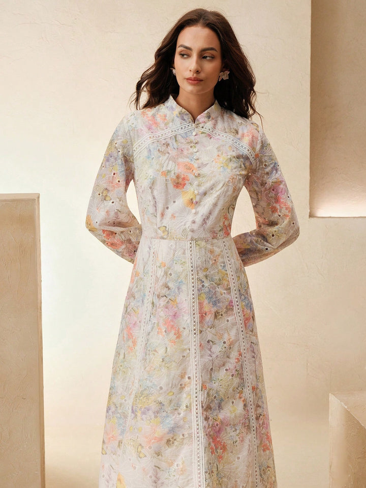 Rochie maxi SHEIN, mix culori