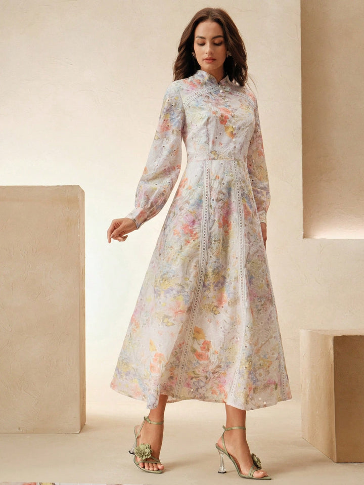 Rochie maxi SHEIN, mix culori