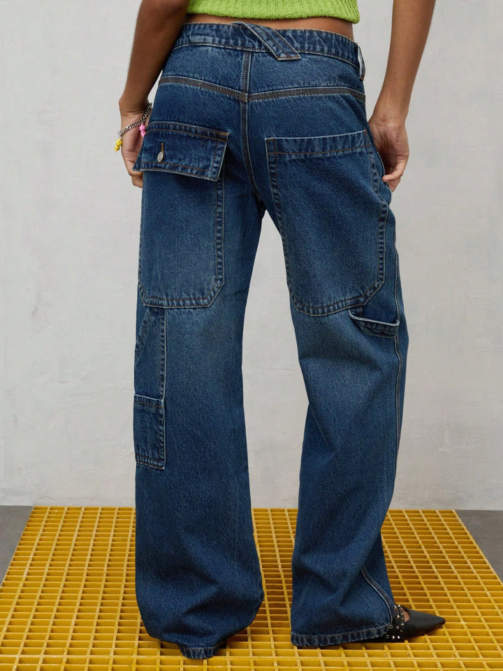 Jeans SHEIN, albastru