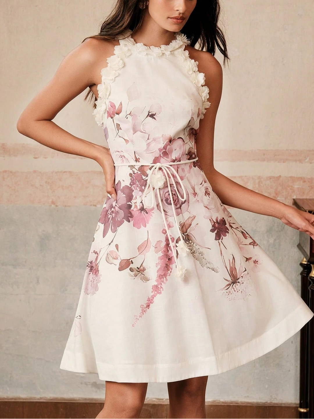 Rochie midi SHEIN, mix culori