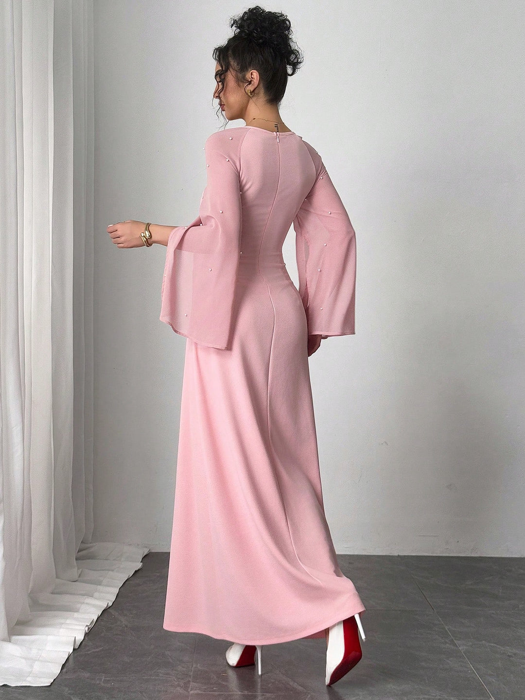 Rochie maxi SHEIN, roz