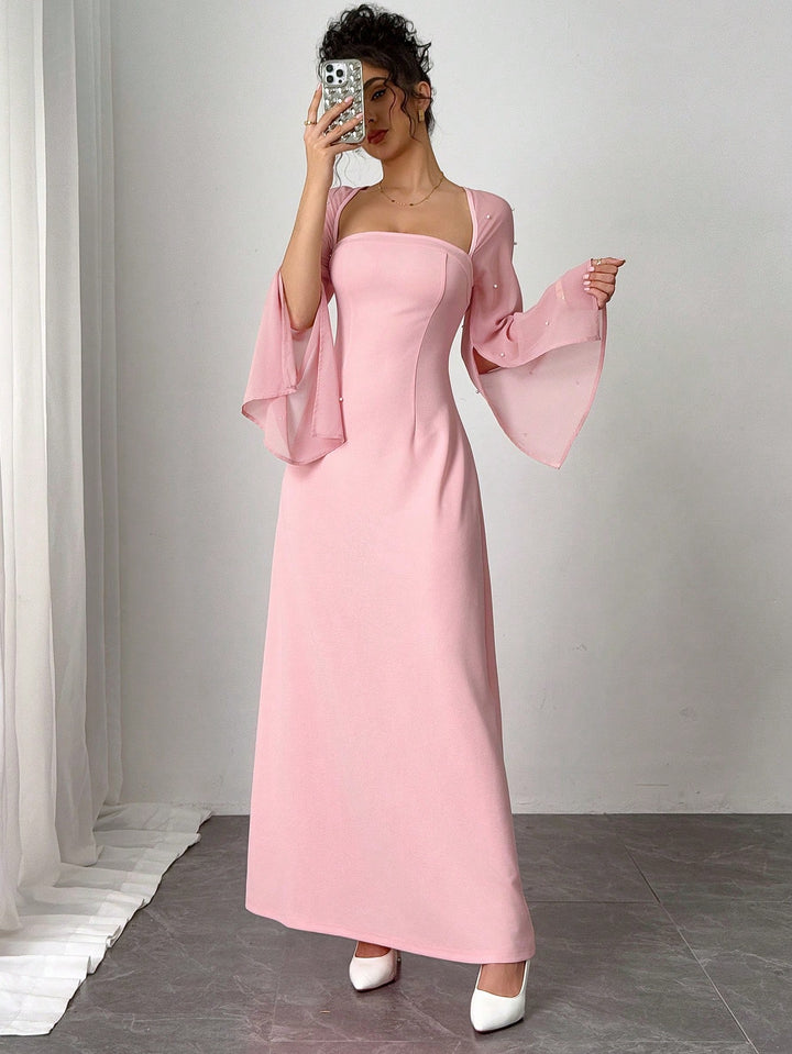 Rochie de ocazie SHEIN, roz