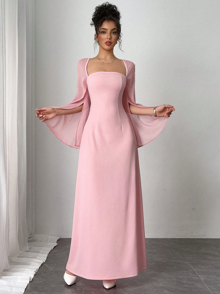 Rochie maxi SHEIN, roz