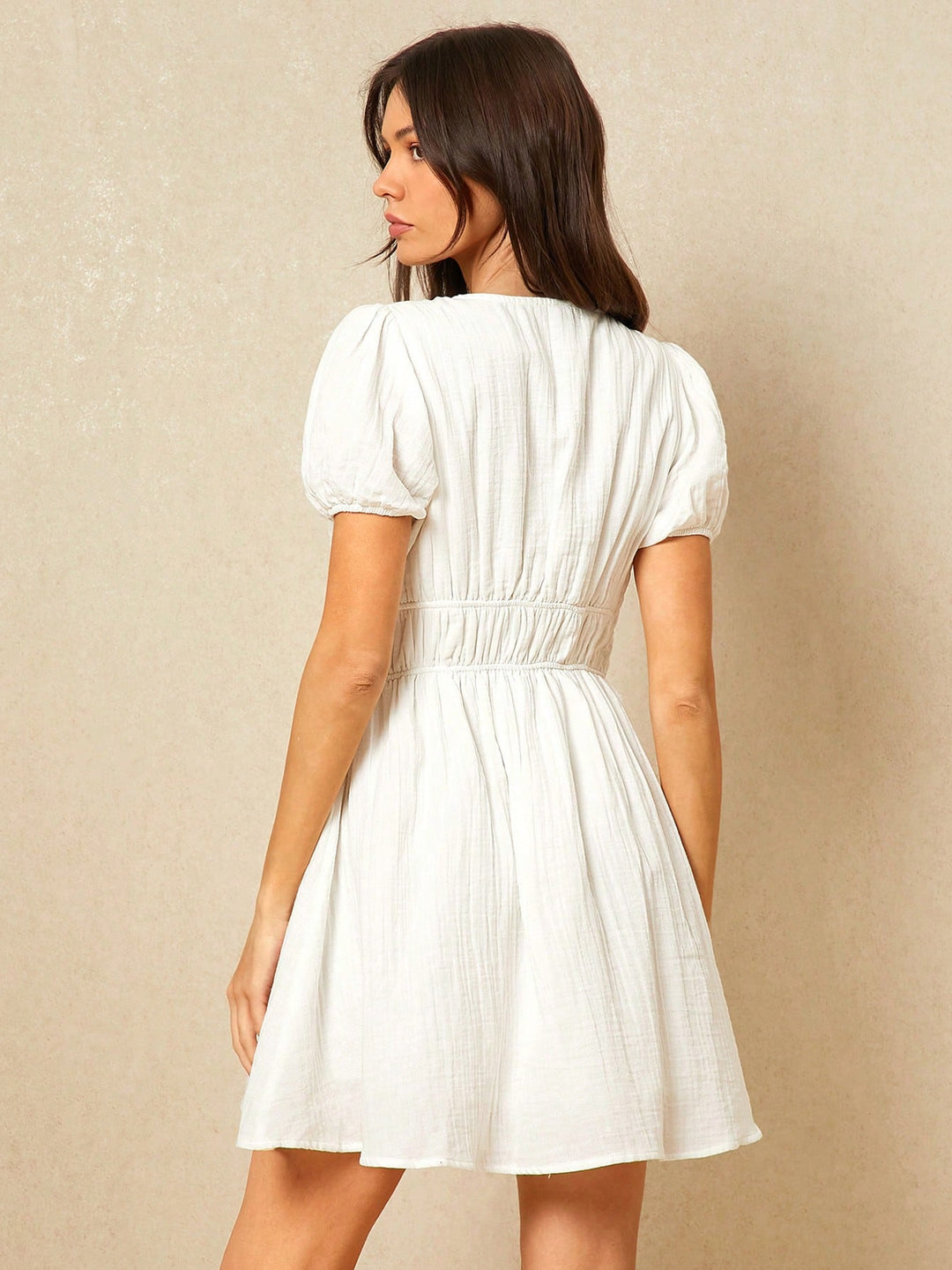 Rochie mini SHEIN, alb