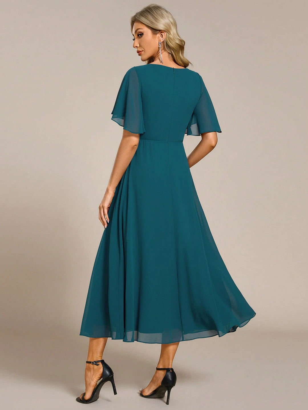 Rochie midi SHEIN, albastru